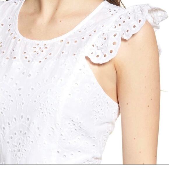 Leith open back ruffle eyelit jumpsuit - Picture 10 of 12